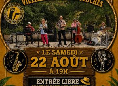 Concert Luberon Jazz Band au Parc des autruches à Villelaure.