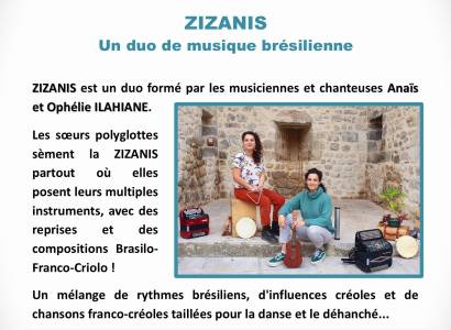 ZIZANIS ; un duo de musique brésilienne