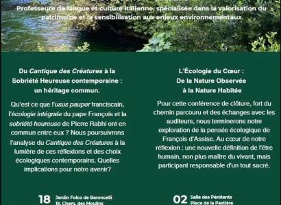 Conférence : "Le Cantique de la Terre" - cycle 2