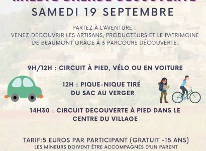 Rallye balade découverte à Beaumont-de-Pertuis.