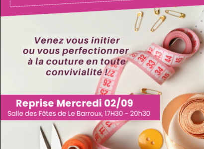 Les Cousettes dou Barrous : Initiation à la couture spécial Reprise