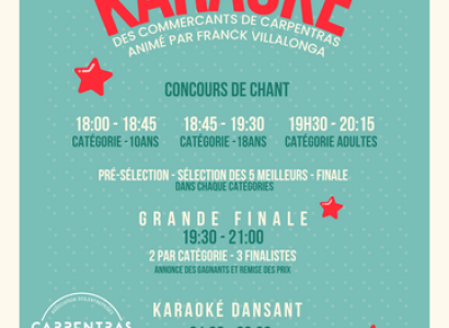 Le grand karaoké - concours de chant des commerçants