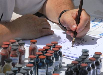 Cours de calligraphie pour débutants à La Bastidonne