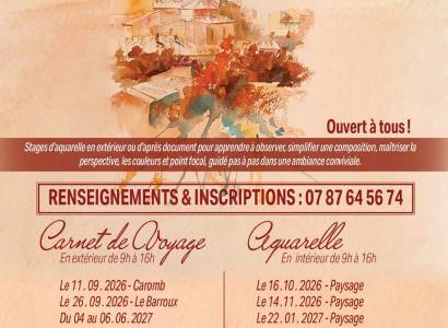 Stage Aquarelle "Paysage"