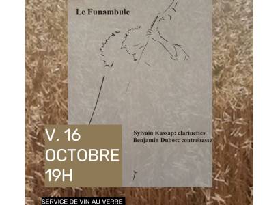 Concert "Le Funambule" - Sylvain Kassap & Benjamin Duboc