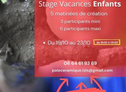 Stage céramique pour les enfants