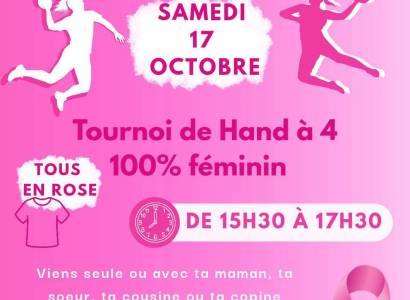 Octobre Rose: tournoi Hantr'elles avec le Handball Club Valréas (HBCV)