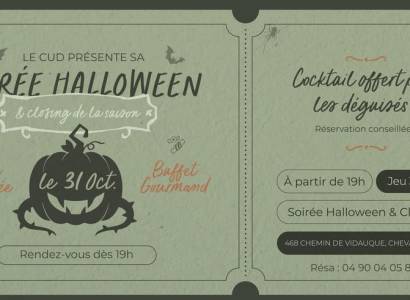 Soirée Halloween & Closing de saison