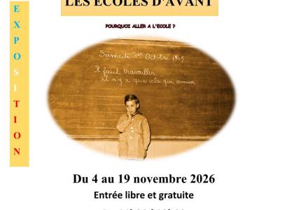 Les écoles d'avant