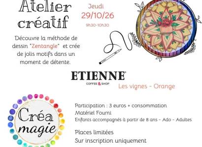 Atelier créatif chez Étienne coffee & shop