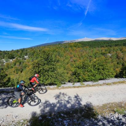 Tour Mont Ventoux on electric mountain bike