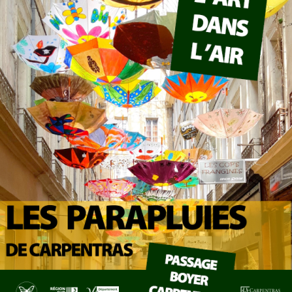 Y'a de l'Art dans l'air : Les parapluies de Carpentras