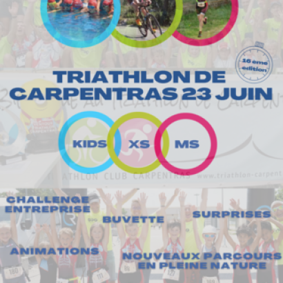 16ème Triathlon de Carpentras