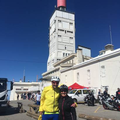 Cycling: Ascent of Mont-Ventoux from Malaucène