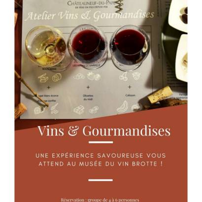 Atelier Vins & Gourmandises au Musée du Vin Brotte