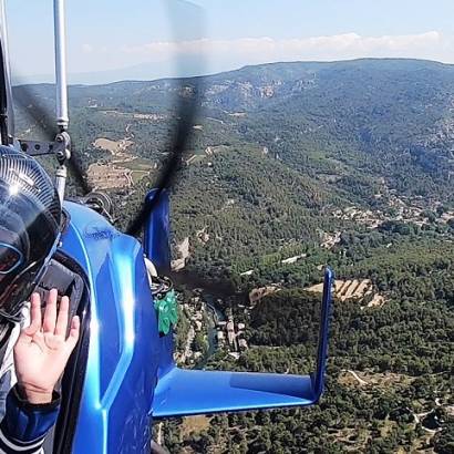 Discovery flight of the Vaucluse Mountains