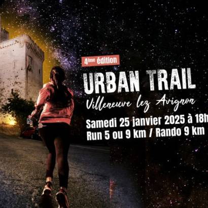 Urban trail de Villeneuve lez Avignon, 4ème édition