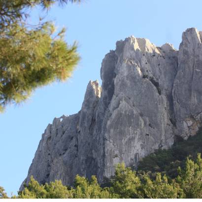 Site d'escalade - Gigondas Le Rocher du Cayron