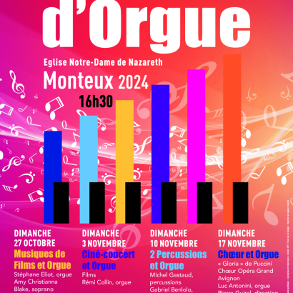 15ème Festival d'Orgue - Musiques de Films et Orgue