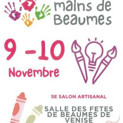 Salon artisanal - 5e édition Du 9 au 10 nov 2024