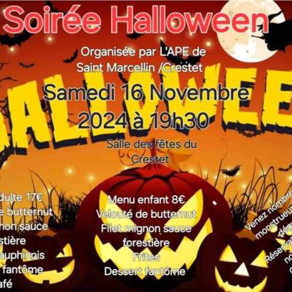 Halloweenavond - L'APE de Saint Marcellin/ Crestet