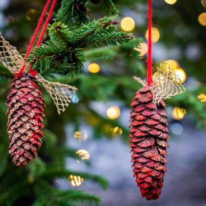 Weihnachtshütte des Acaf-Msa-Lyzeums