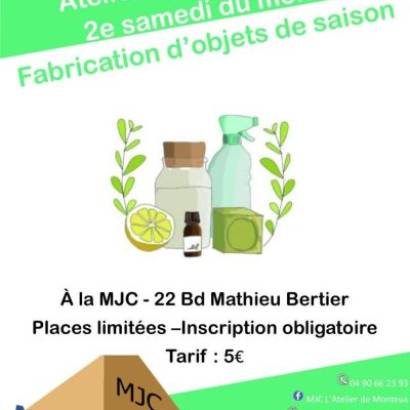 Atelier Faire soi-même - MJC L'Atelier