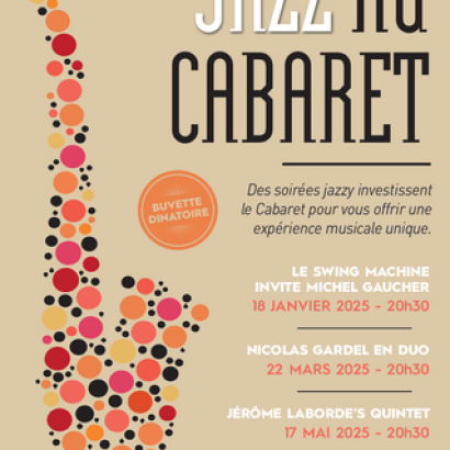 Jazz au Cabaret : Le swing machine invite Michel Gaucher