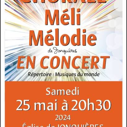 Concert de la Chorale Méli Mélodie