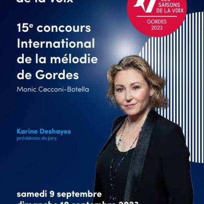 15e Concours international de la mélodie de Gordes - Les Saisons de la voix