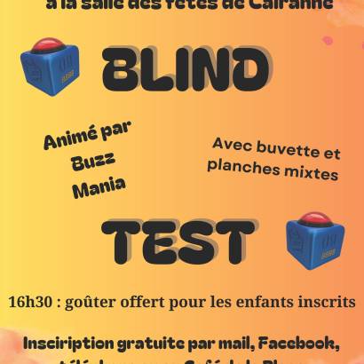 Blinde test