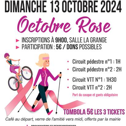 Octobre rose à Lagnes