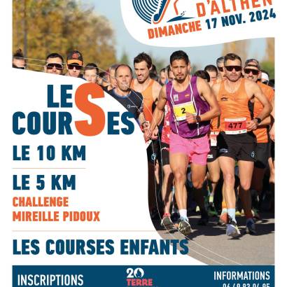 Course - 3ème édition du 10 km à Althen... Le 17 nov 2024