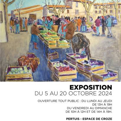 Exposition de peinture. Michel Robin