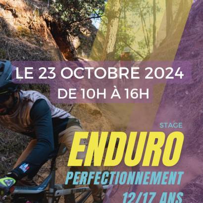 Enduro MTB-cursus voor gevorderden voor 12/17-jarigen