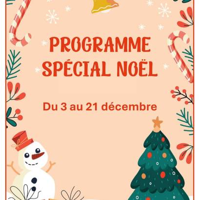 Programme spécial Noël dans les bibliothèques