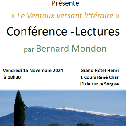 Conférence-lectures