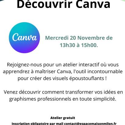 Atelier découverte Canva