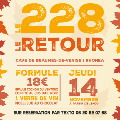 Le 228, le retour