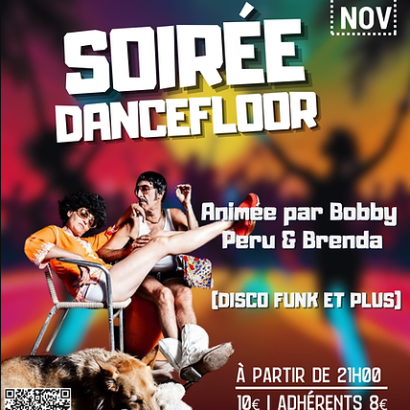 soirée Dancefloor Le 8 nov 2024