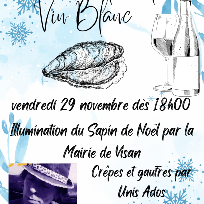 Soirée huitres vin blanc