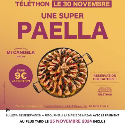 Super Paëlla du Téléthon