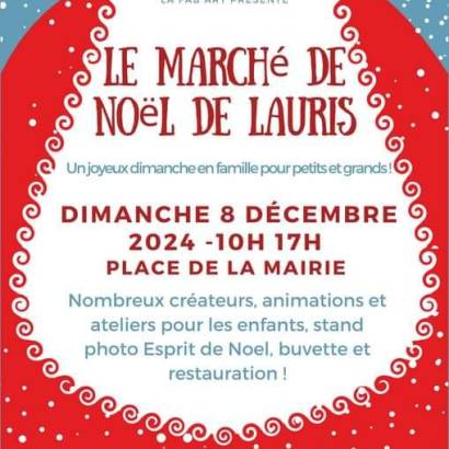 Marché de Noël à Lauris