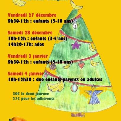 Stages créatifs de Noël