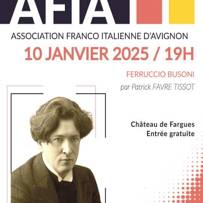 Conférence "Le compositeur Ferruccio Busoni" Le 10 janv 2025