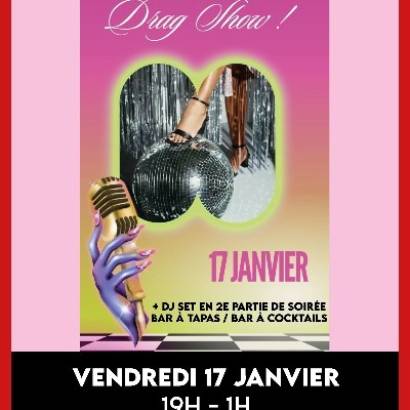 Cabaret Drag Show + DJ Set Le 17 janv 2025