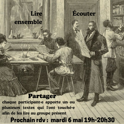 Les Rumeurs d'un soir : lire et s'écouter ensemble