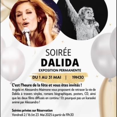 Exposition Dalida - Restaurant Da Giulia