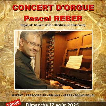 Concert 'Pascal Reber' - Festival Vaison'Orgues de l'Aroc