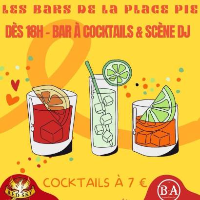 The bars of Place Pie celebrate